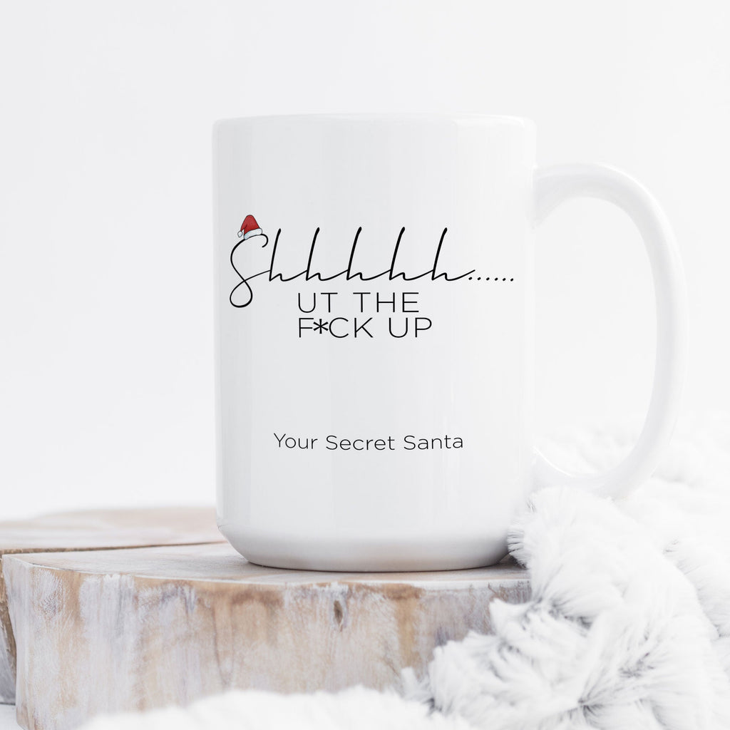 Shhhh - Large Ceramic Coffee Mug - GOTShirts