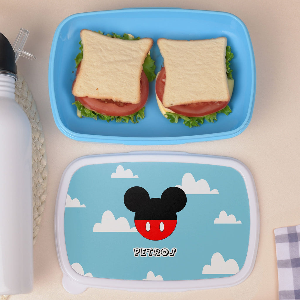 Cute Boy Mouse - Plastic Lunch Box - GOTShirts