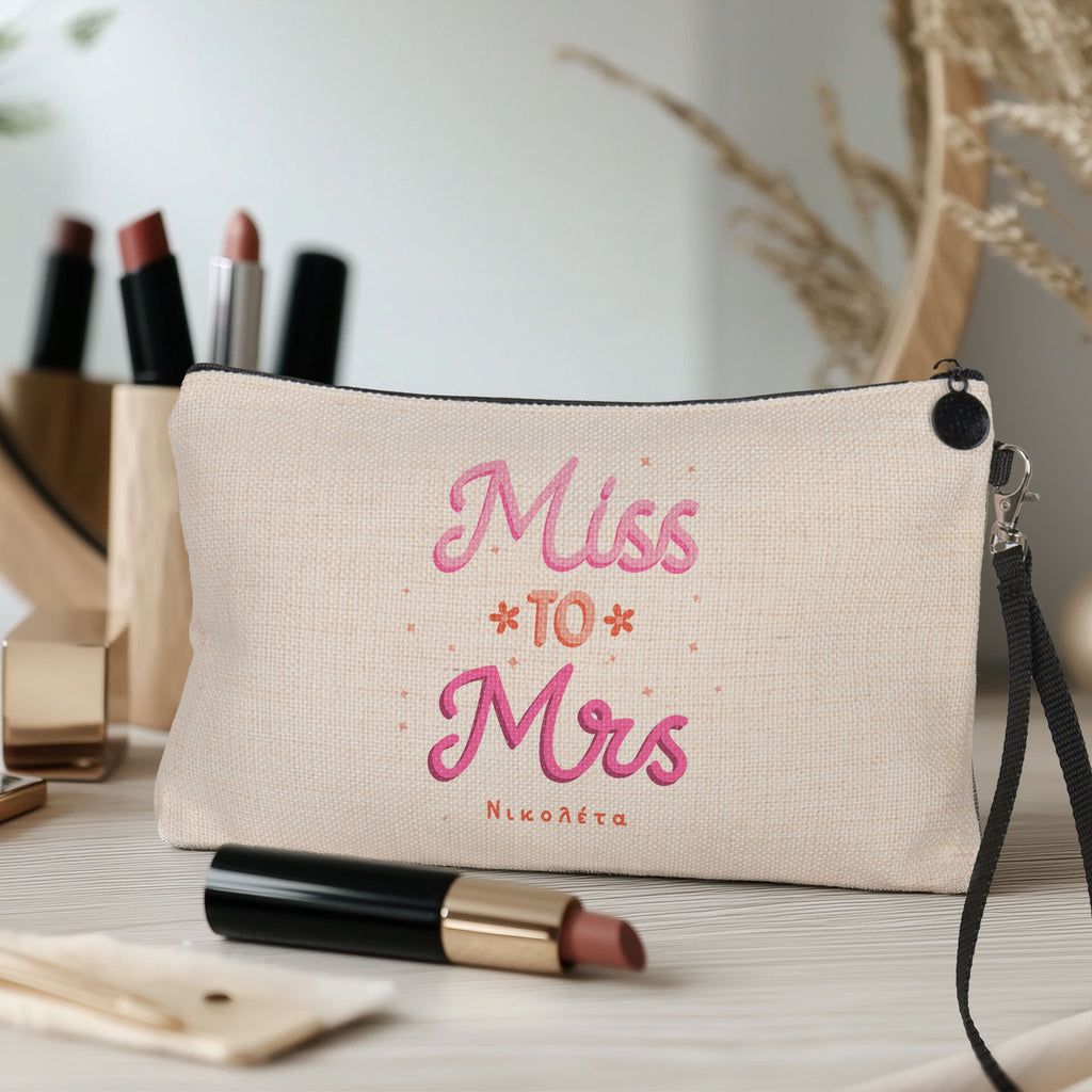 Miss To Mrs - Make Up Bag - GOTShirts
