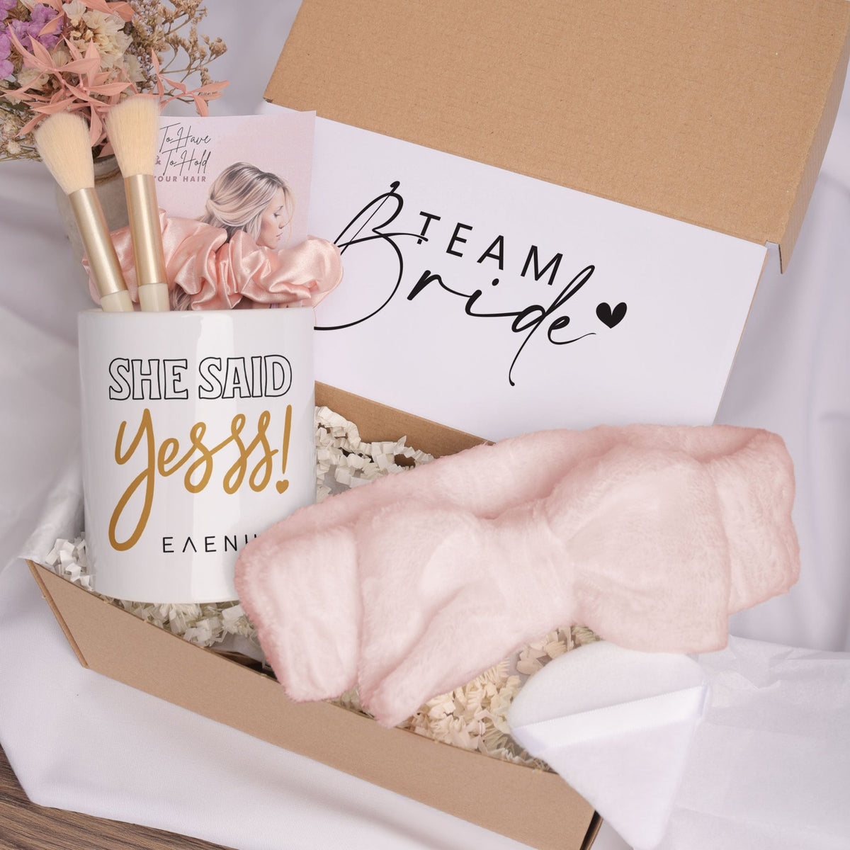 She Said Yes - Makeup Brush Holder Gift Box - GOTShirts