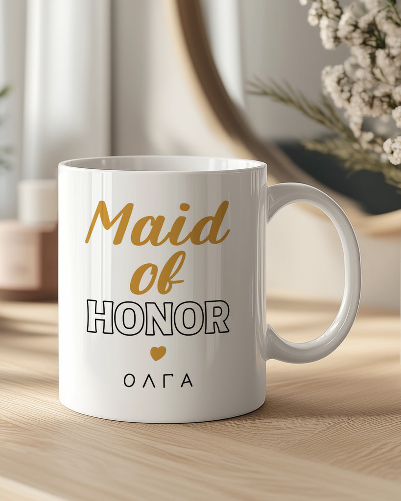 Gold Maid Of Honor - Ceramic Mug 330ml - GOTShirts