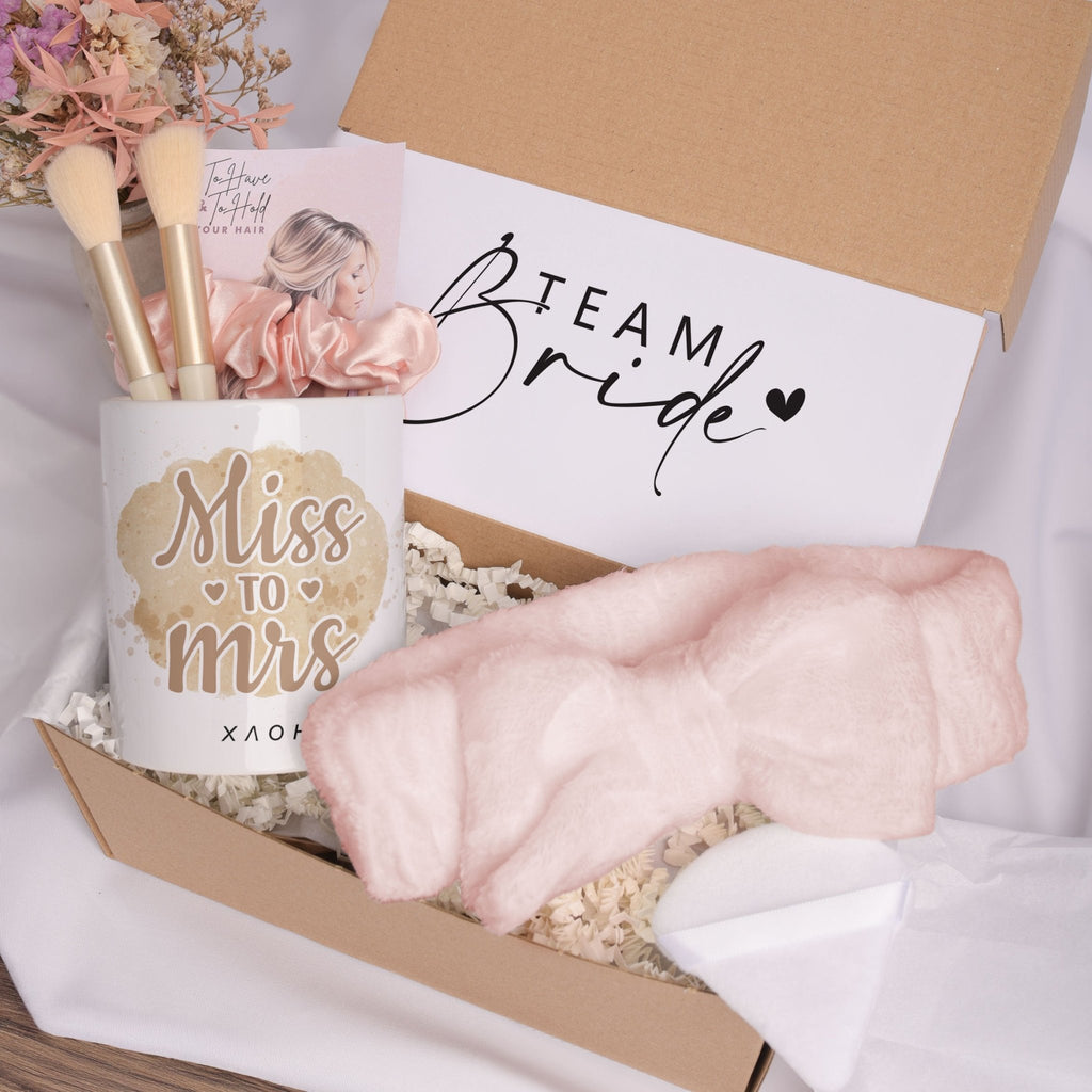 Miss To Mrs - Makeup Brush Holder Gift Box - GOTShirts