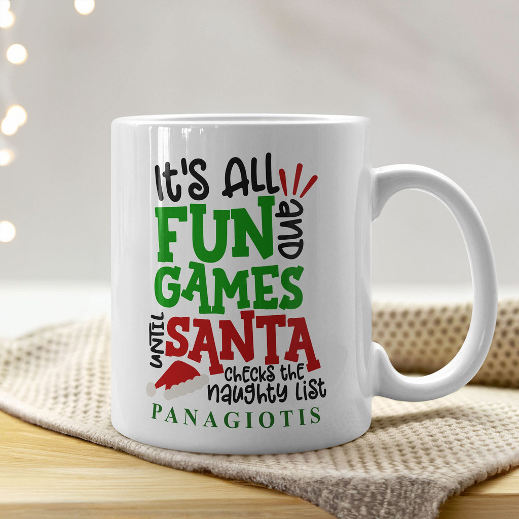 Santa's Naughty List - Ceramic Mug 330ml - GOTShirts