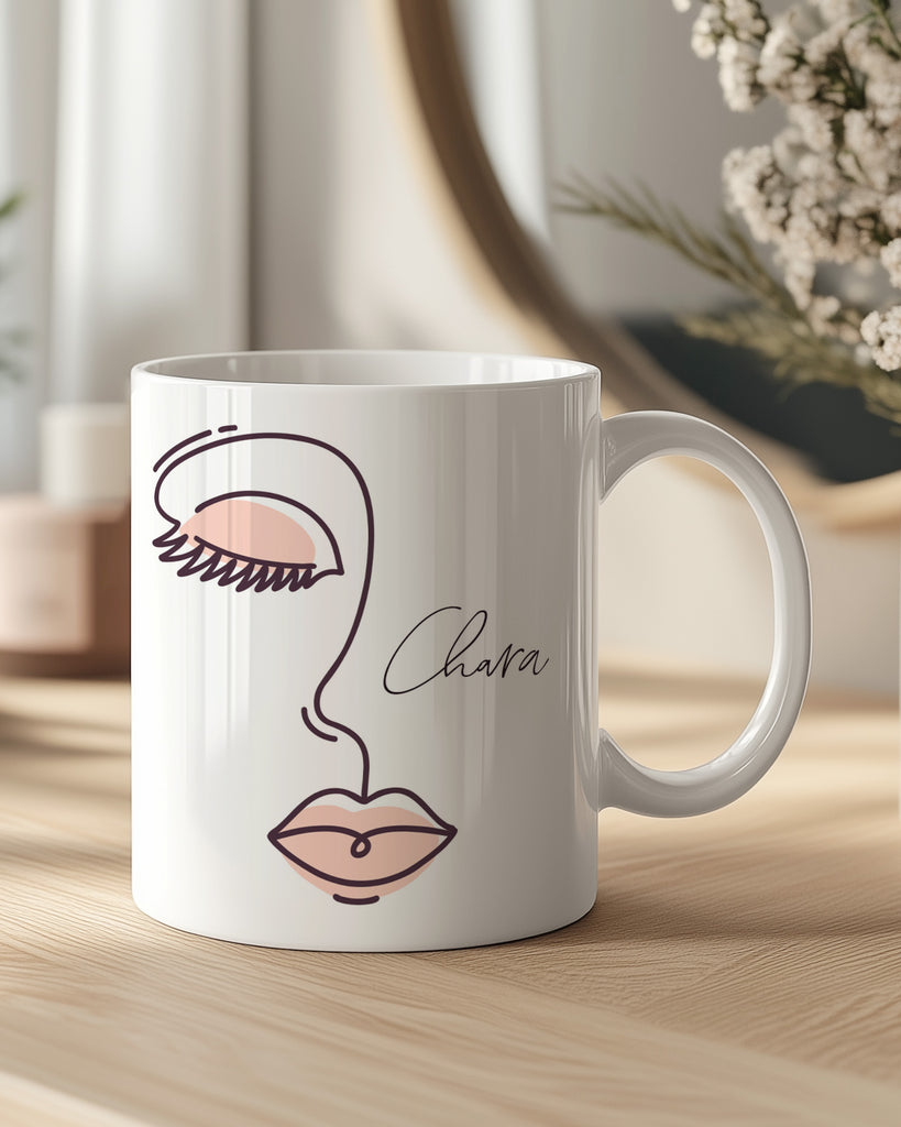 Woman Face - Ceramic Mug 330ml - GOTShirts
