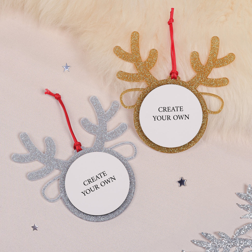 Glitter Reindeer Ornament - GOTShirts