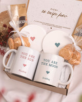 Sun & Moon - Ceramic Mug 11oz & Coaster Gift Box - GOTShirts