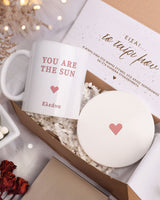 Sun & Moon - Ceramic Mug 11oz & Coaster Gift Box - GOTShirts