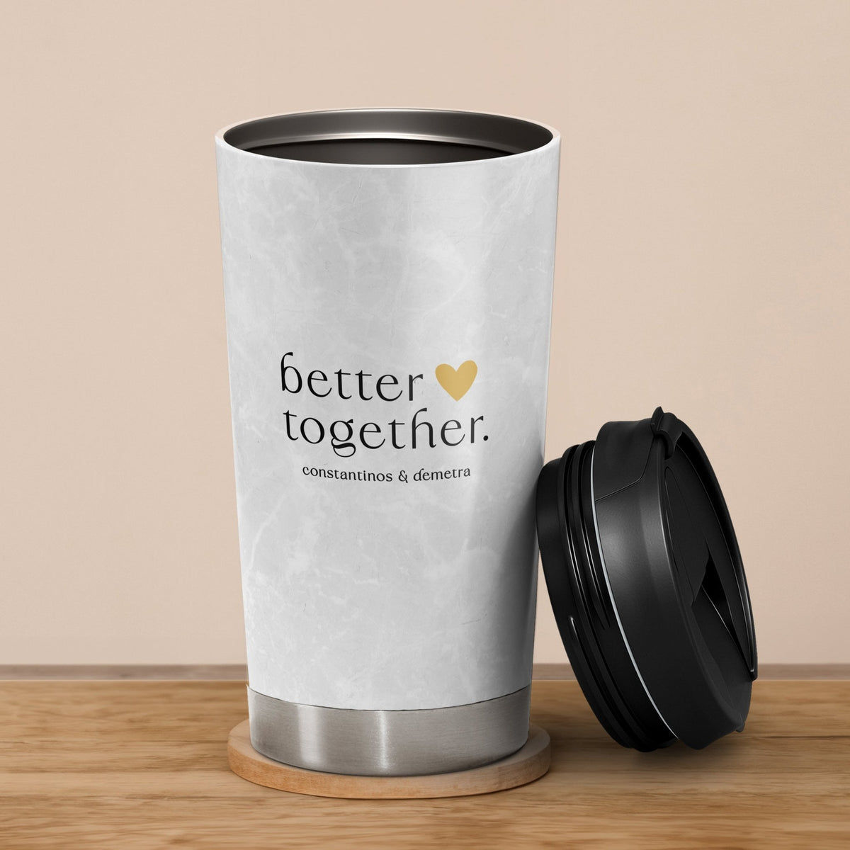 Better Together - Stainless Steel Travel Mug - GOTShirts