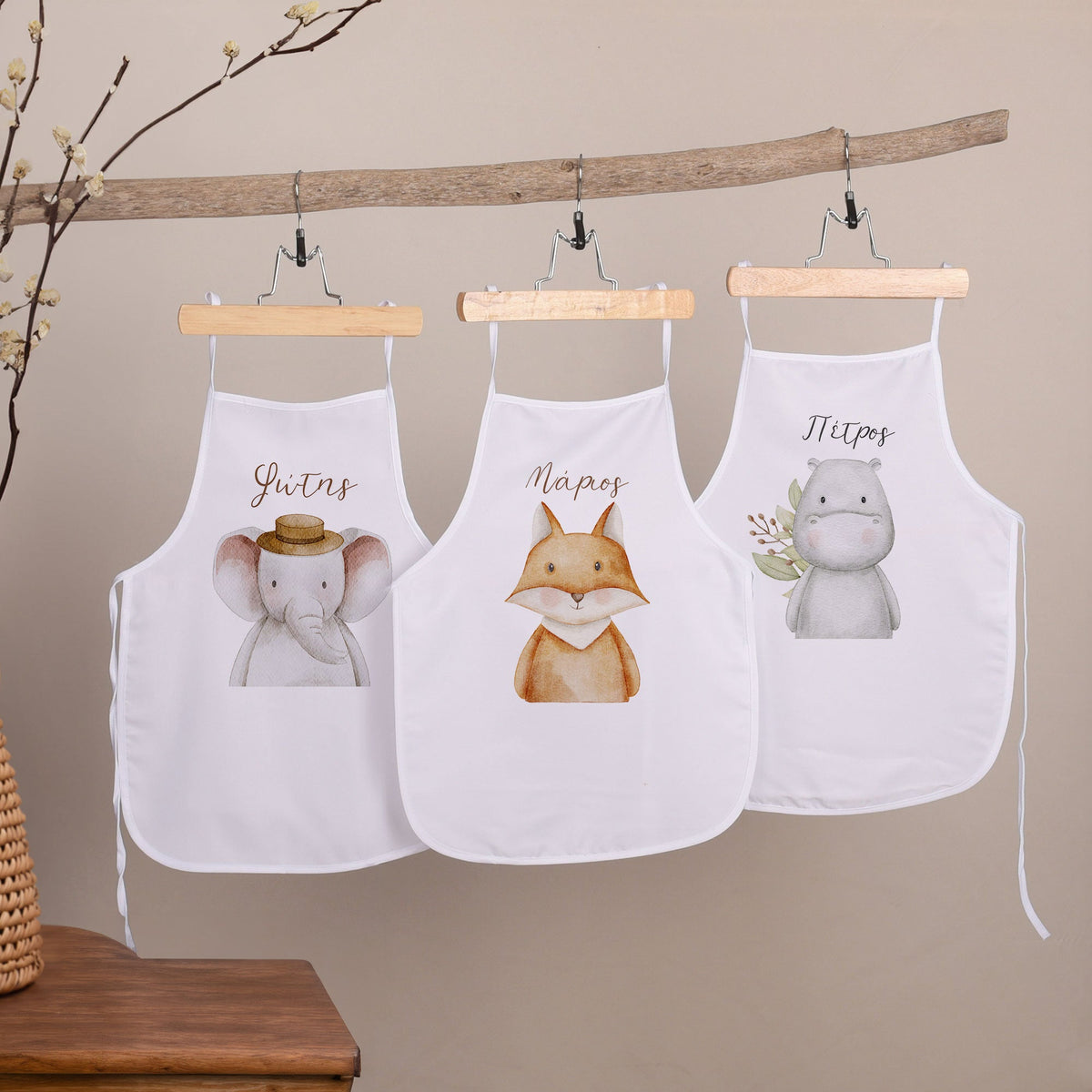 Animals - Children's White Apron - GOTShirts