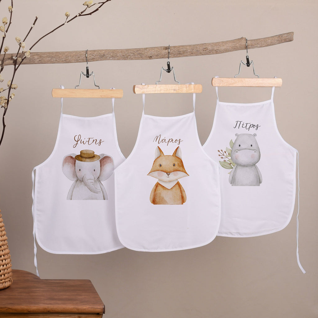Animals - Children's White Apron - GOTShirts