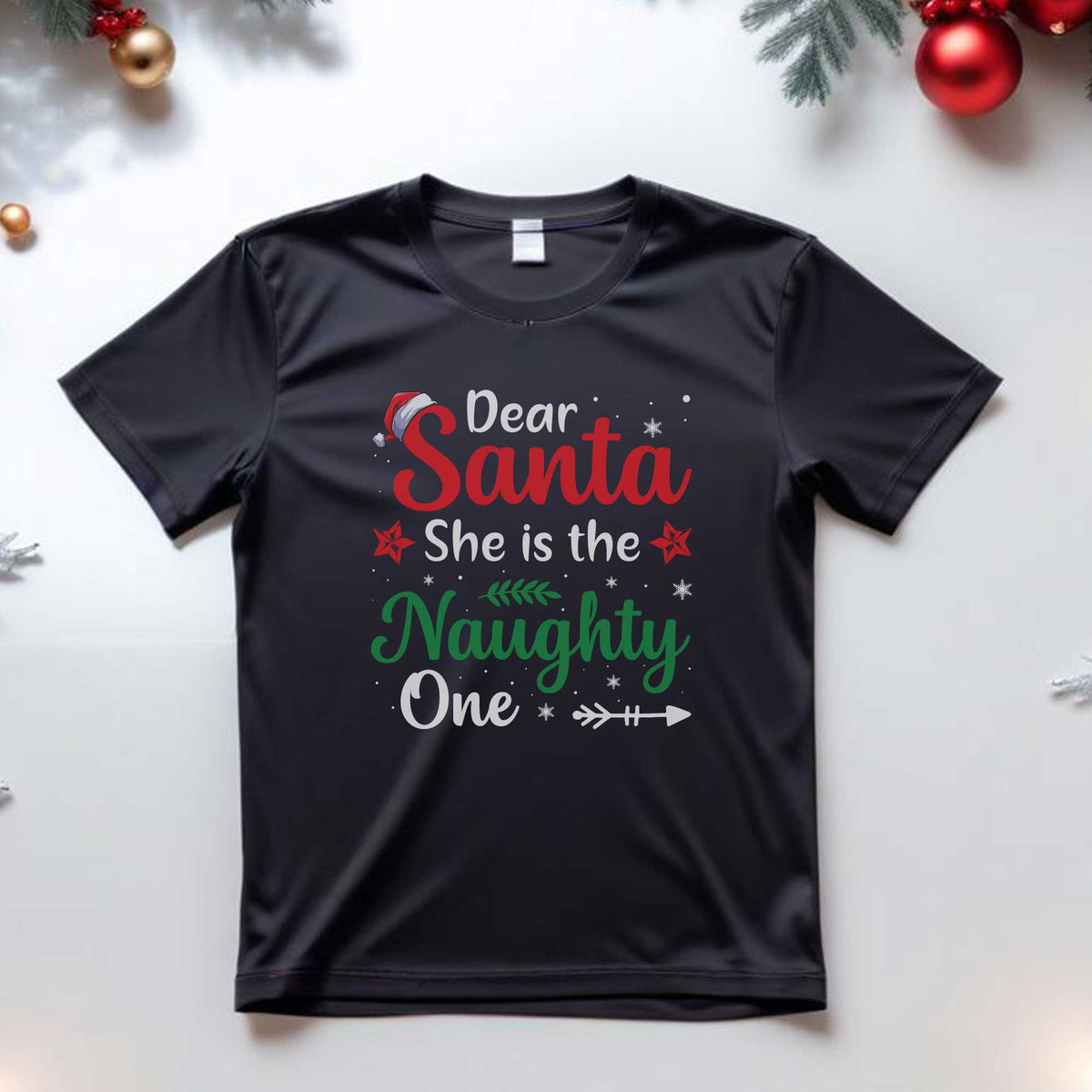 She Is The Naughty One - Regular Fit T-shirt - GOTShirts