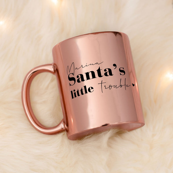 Santa's Little Trouble - Mirror Mug - GOTShirts