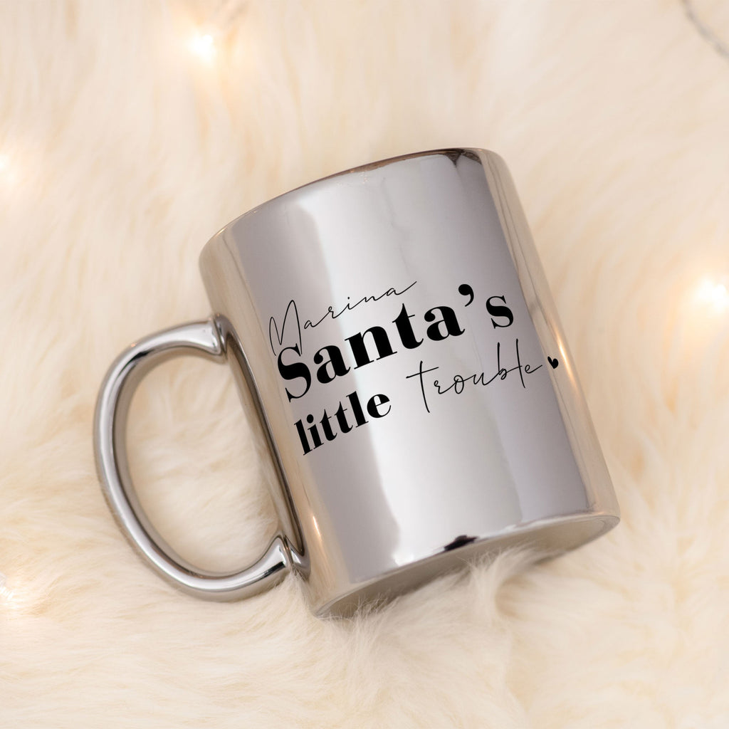 Santa's Little Trouble - Mirror Mug - GOTShirts