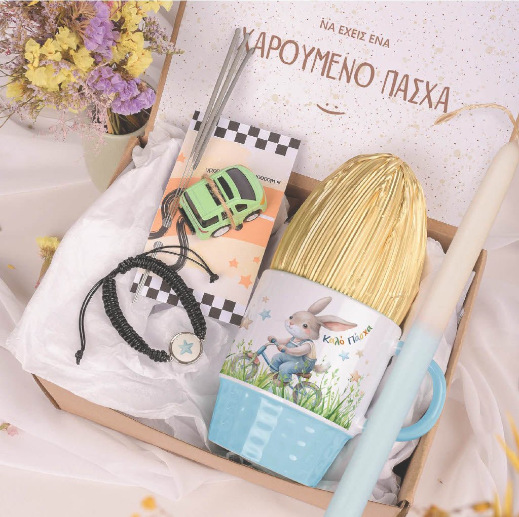 Bunny On A Bike - Boys Easter Box - GOTShirts