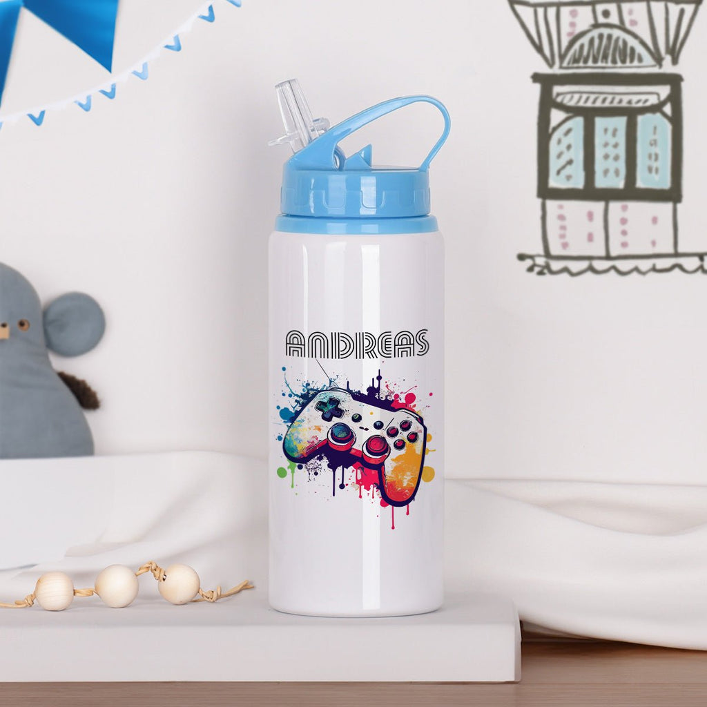 Game Controller - Kids Aluminum Bottle 600ml - GOTShirts