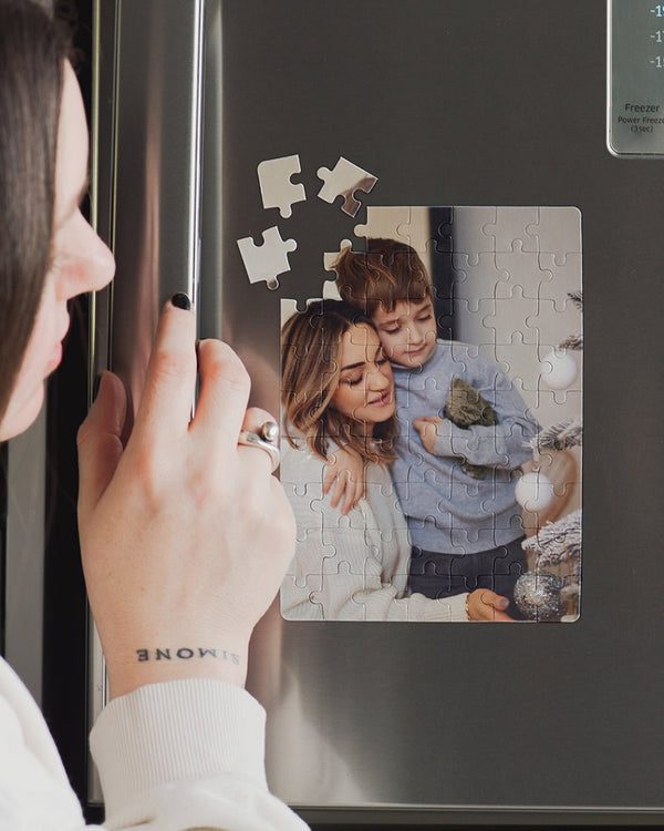 Dear Aunt - Magnetic Puzzle & Wine Mug Gift Box - GOTShirts