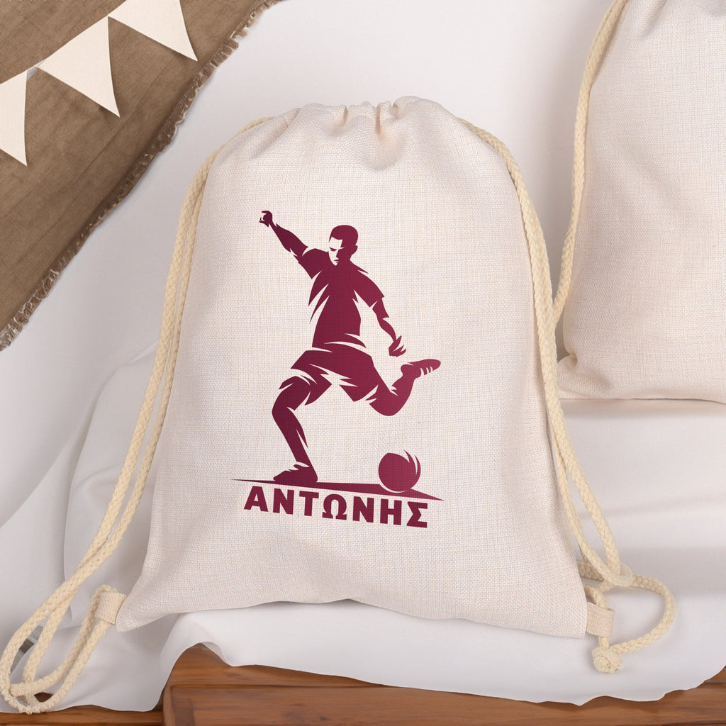 Football - Drawstring Bag Linen - GOTShirts