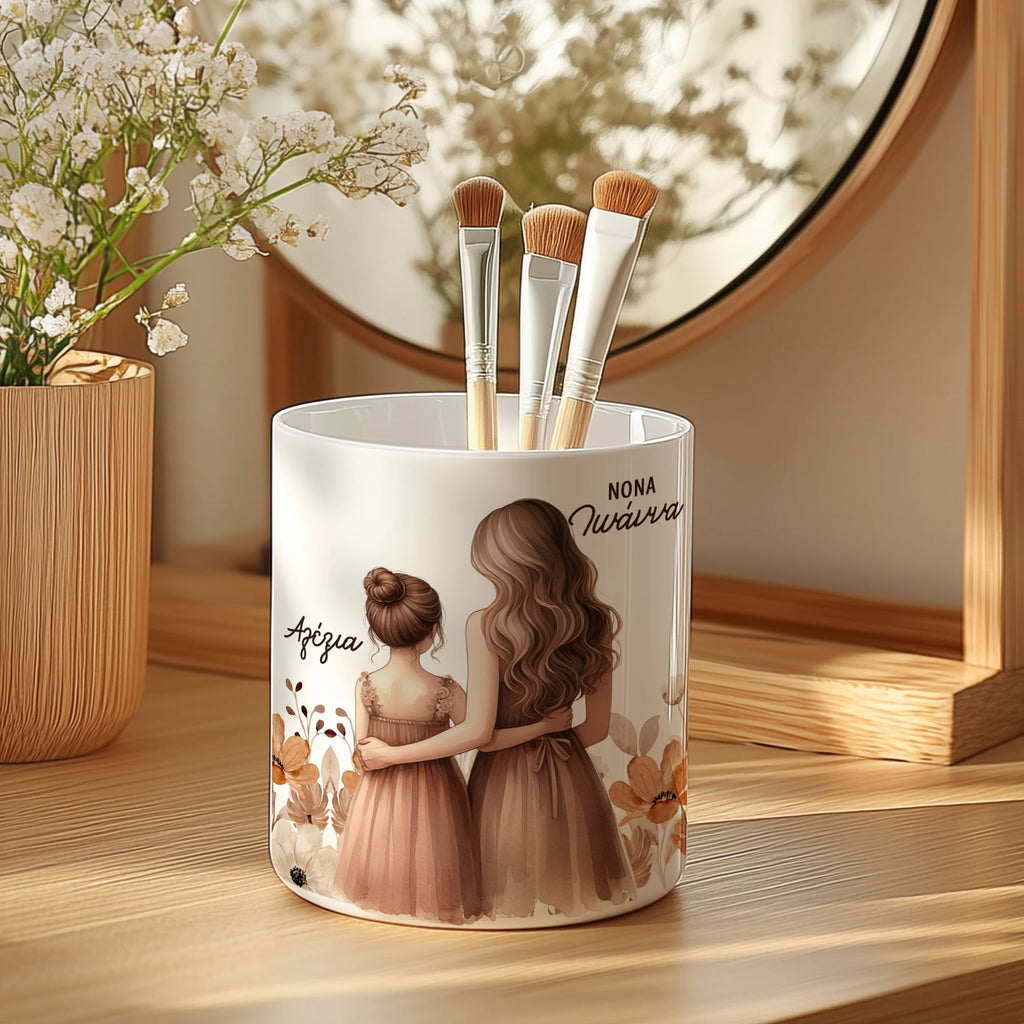 Godmother & Child - Ceramic Make Up Brush Holder - GOTShirts