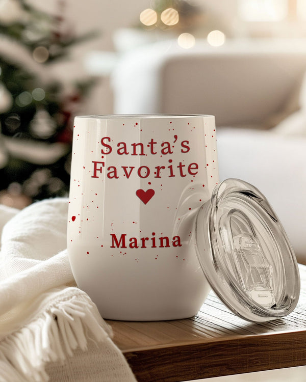 Santa's Favorite - Magnetic Puzzle & Wine Mug Gift Box - GOTShirts