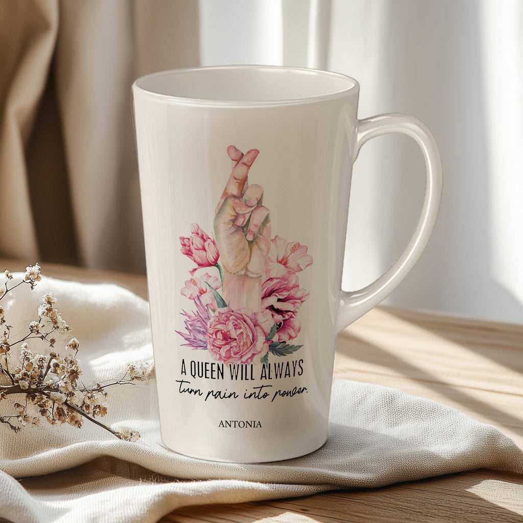 A Queen - Tall Latte Mug - GOTShirts