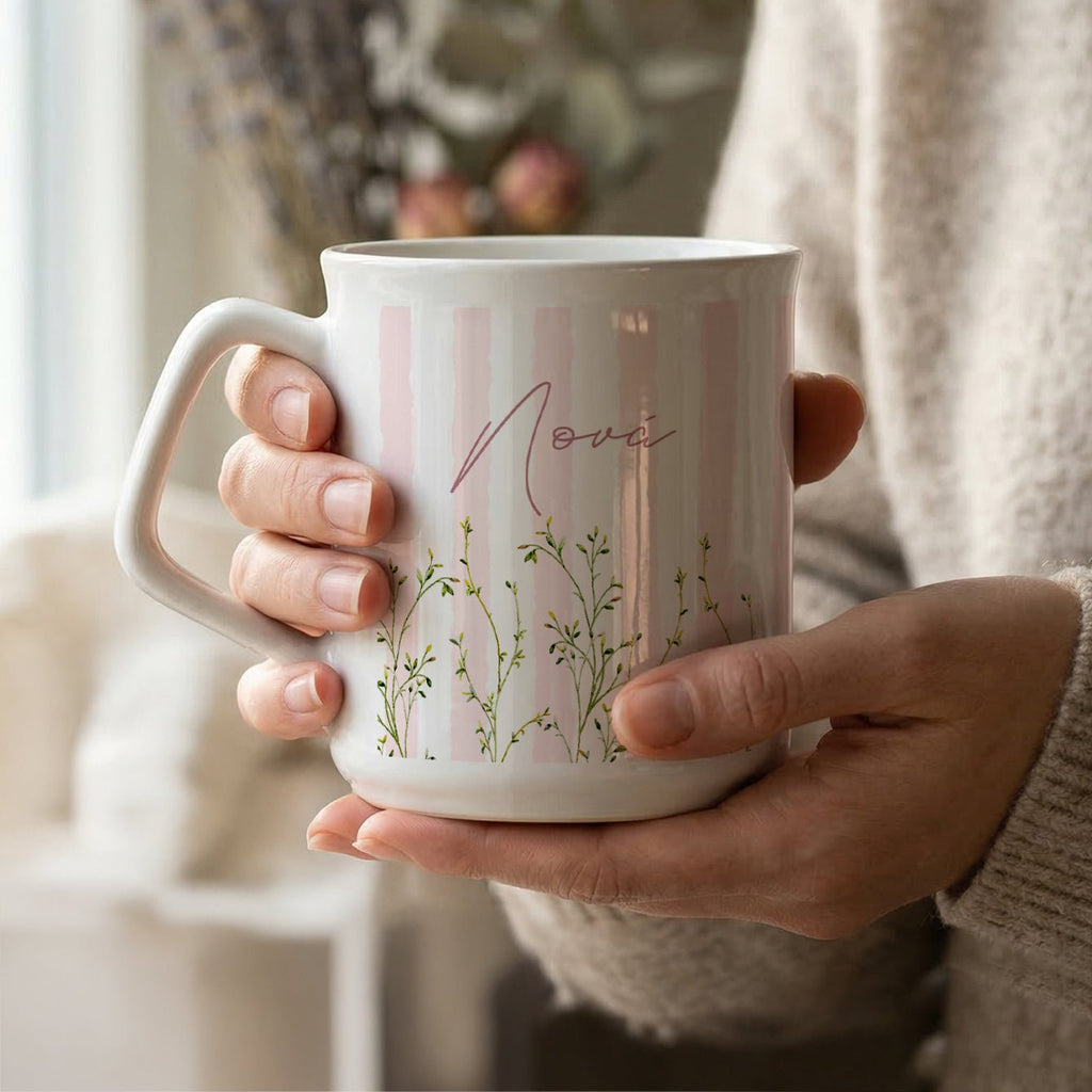 Godmother Pink Lines Pattern - Ceramic Mug 9oz - GOTShirts