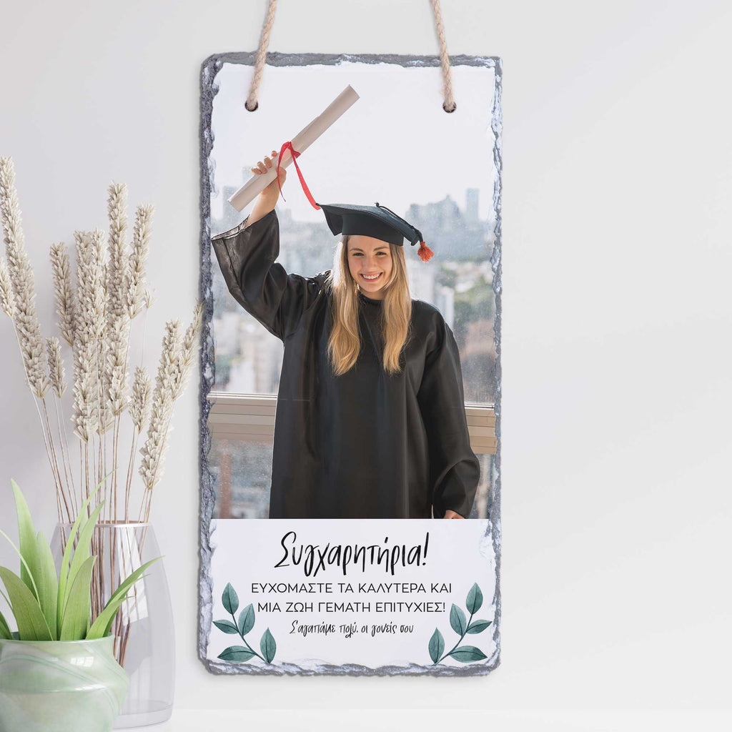 Congratulations On Your Success - Wall Hanging Rock Slate - GOTShirts