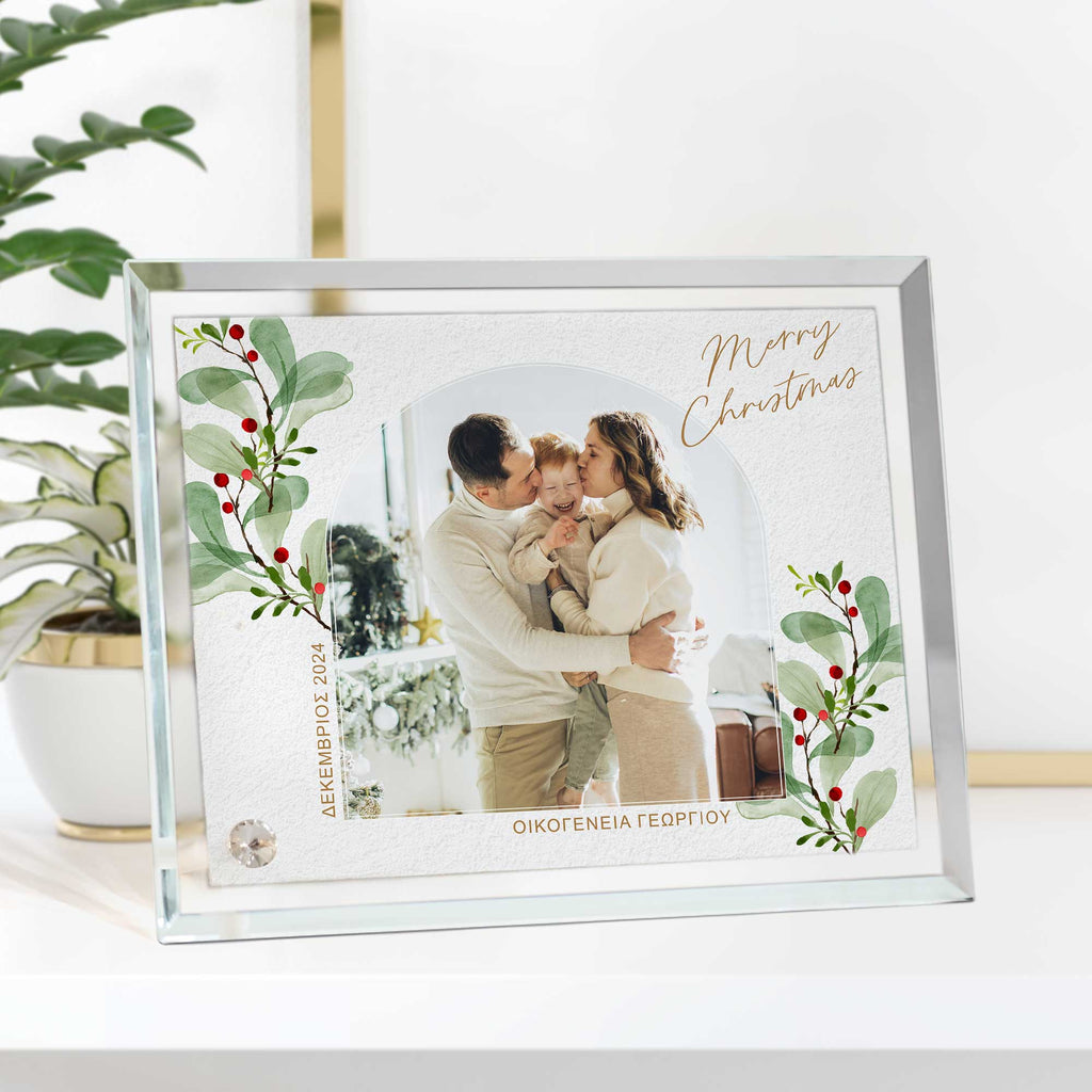 Family Christmas - Crystal Photo Display - GOTShirts