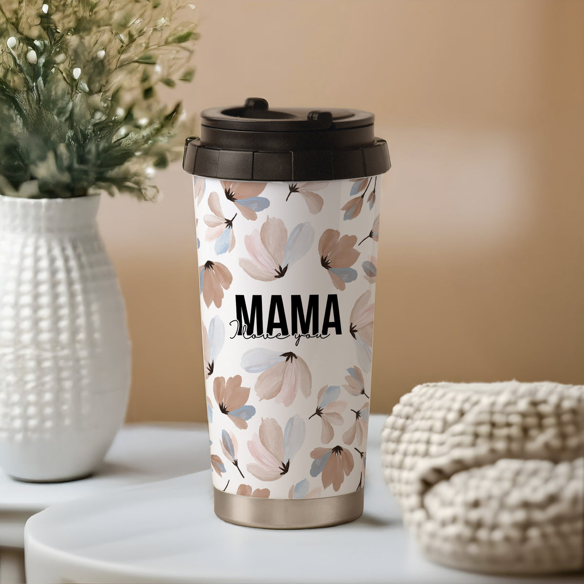 Mama I Love You - Stainless Steel Travel Mug - GOTShirts