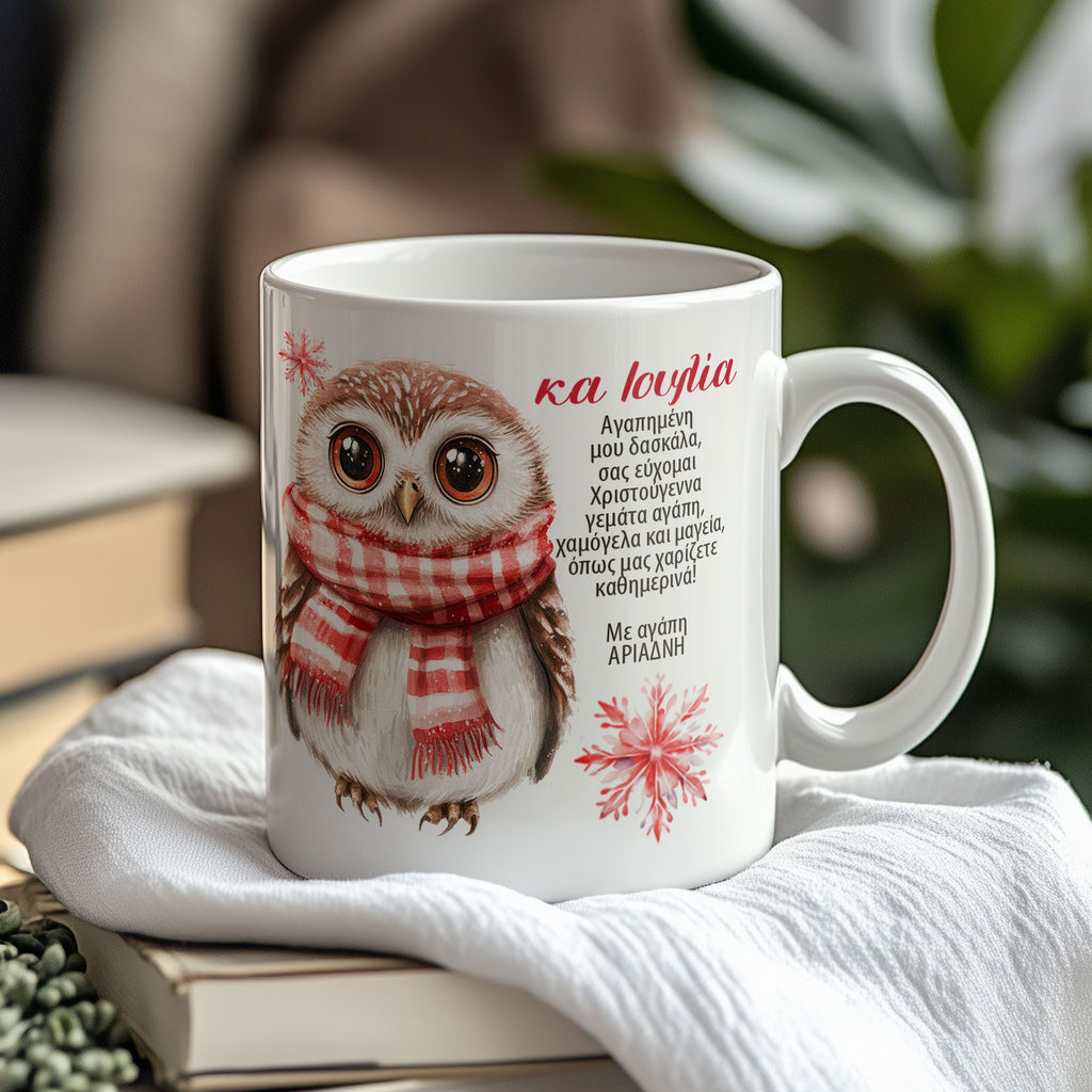Teacher Owl - Ceramic Mug 330ml - GOTShirts