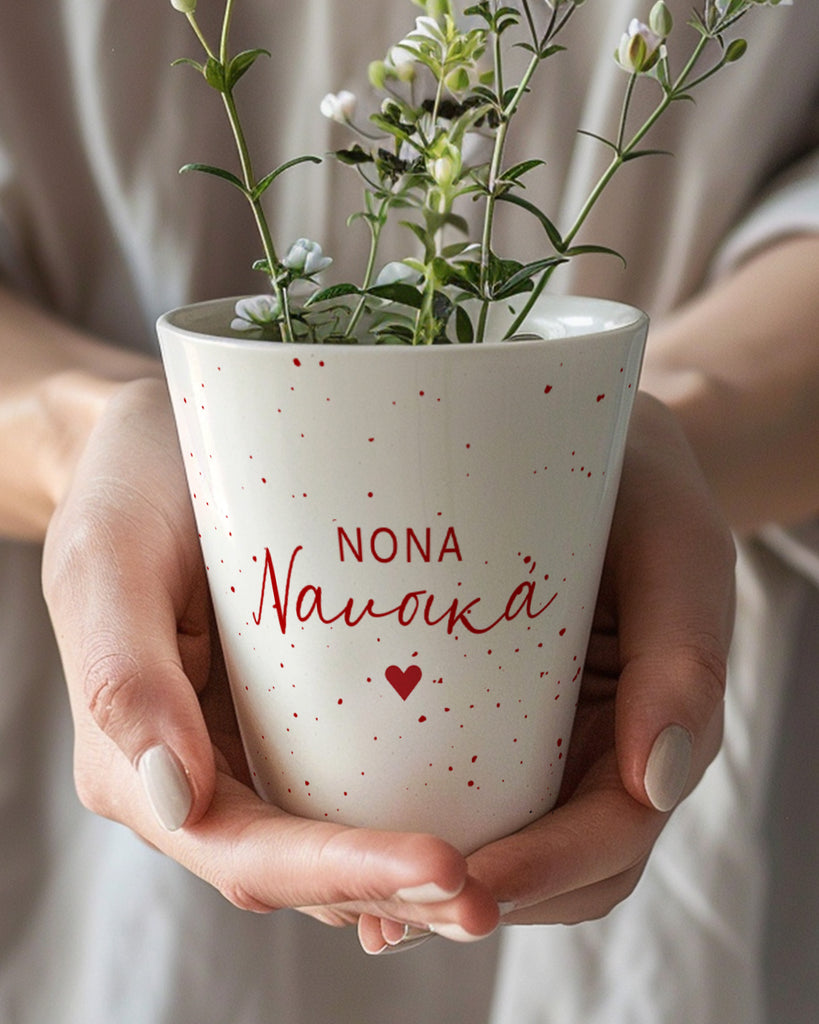 Red Dots Godmother - Flower Pot