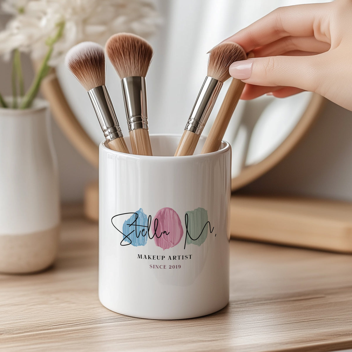 Makeup Artist Since - Ceramic Make Up Brush Holder - GOTShirts