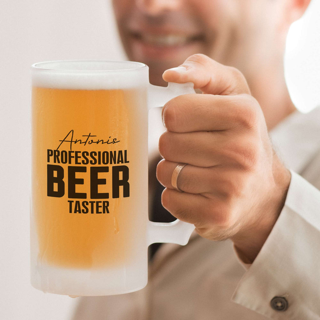 Professional Beer Taster - Frosted Beer Glass - GOTShirts