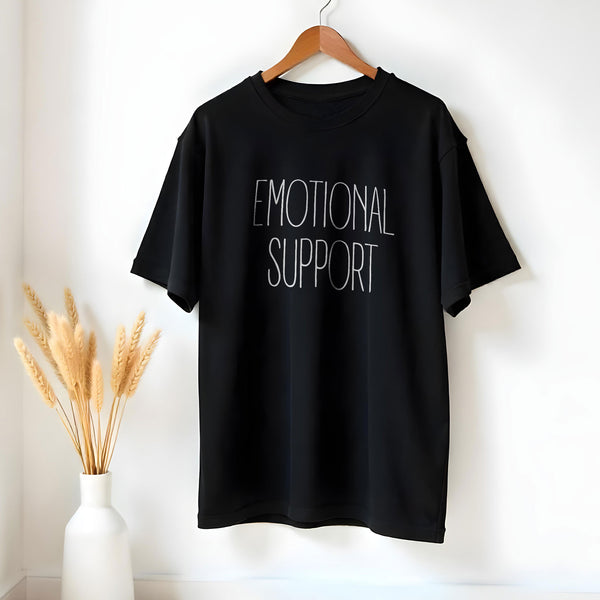 Groom's Emotional Support Minimal T-Shirt - GOTShirts