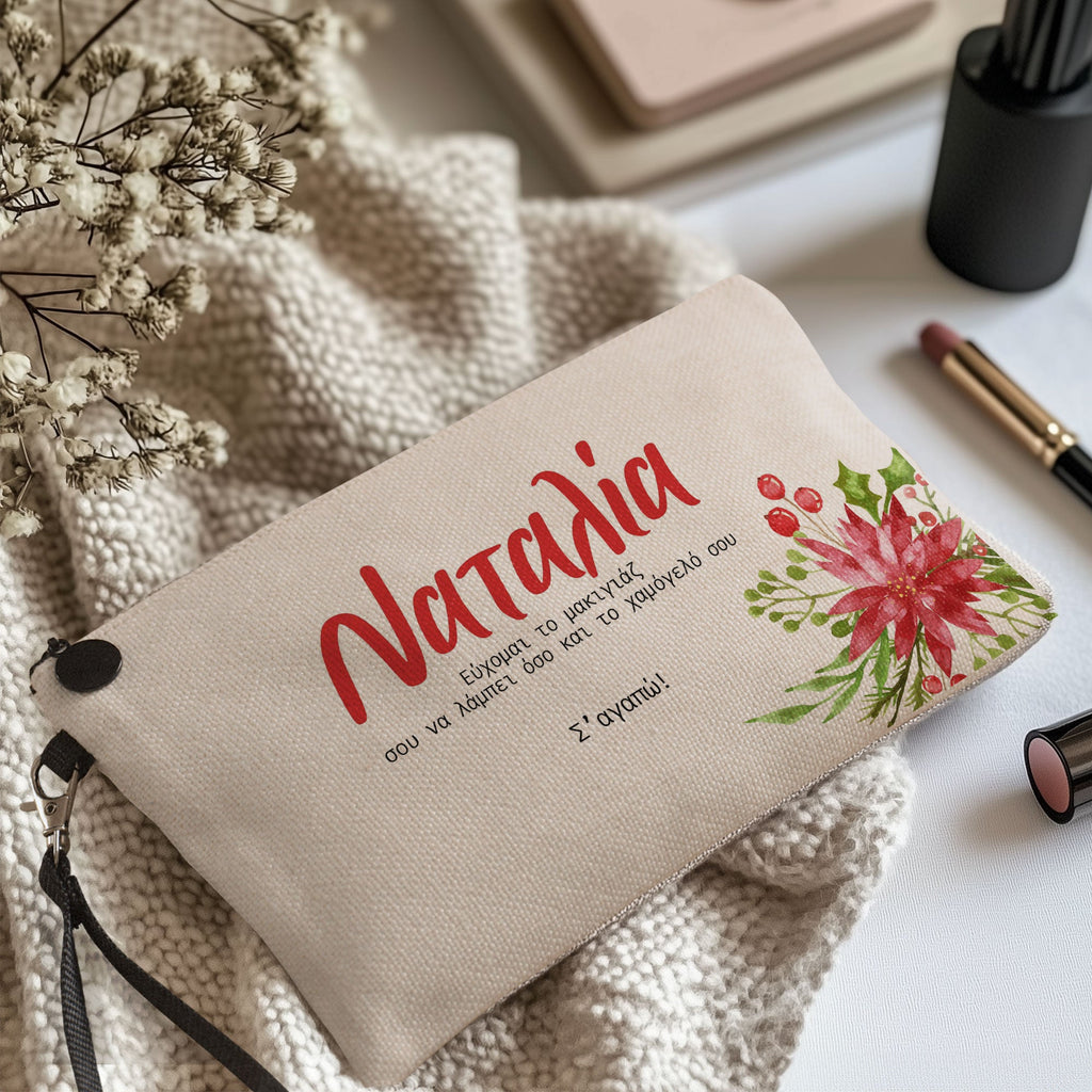 Christmas Flower - Make Up Bag - GOTShirts