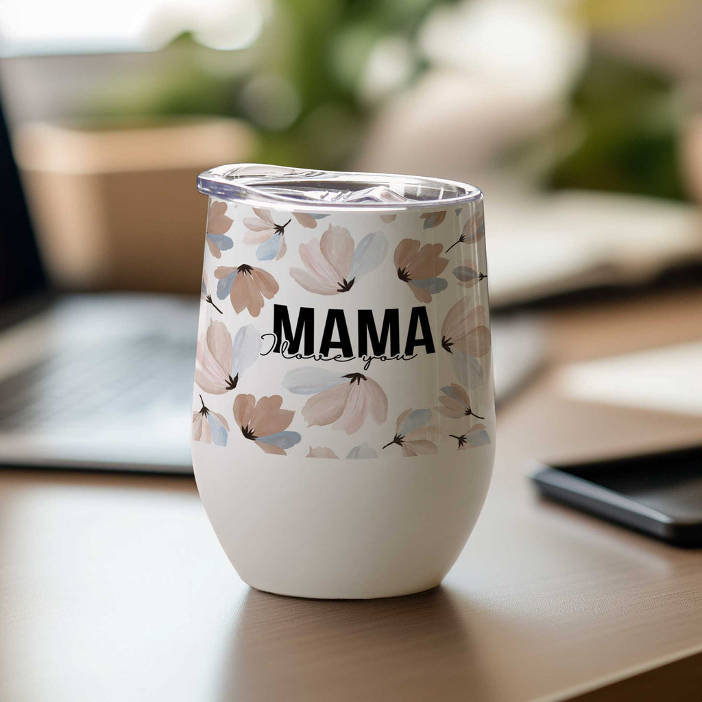 Mama, I Love You - Stainless Steel White Mug - GOTShirts