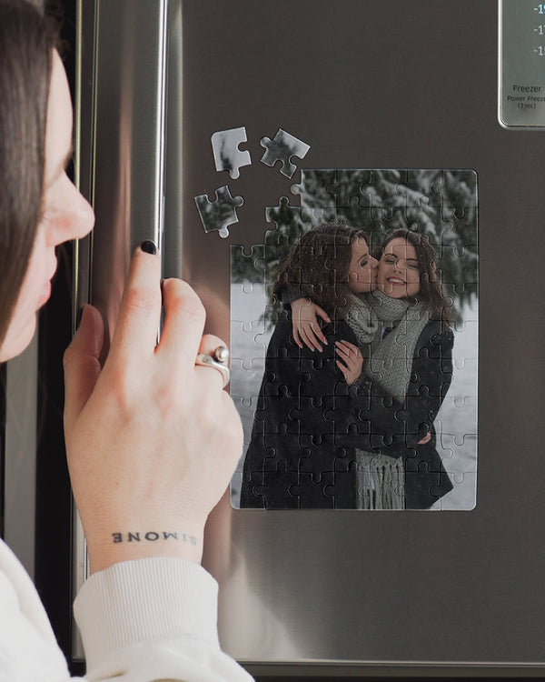 Most Wonderful Time - Magnetic Puzzle & Wine Mug Gift Box - GOTShirts