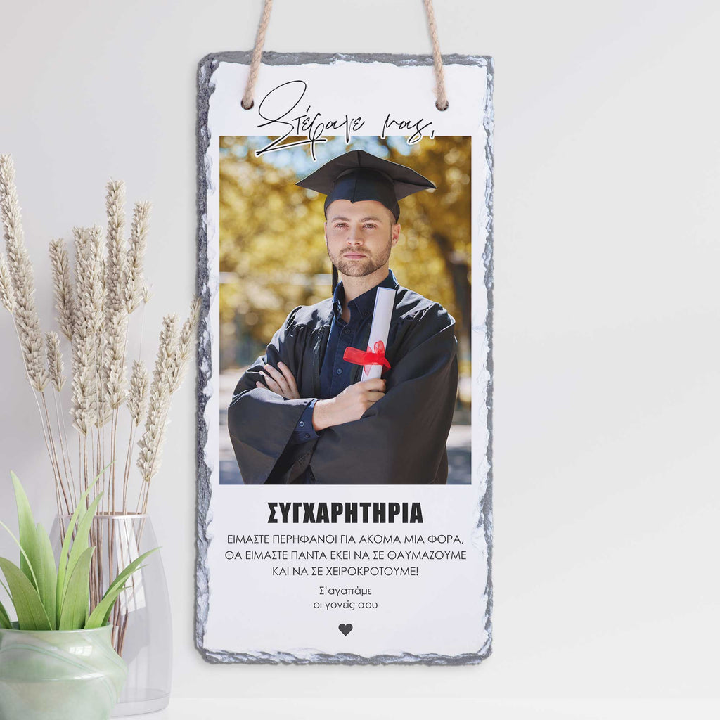 We Are Proud Of You - Wall Hanging Rock Slate - GOTShirts