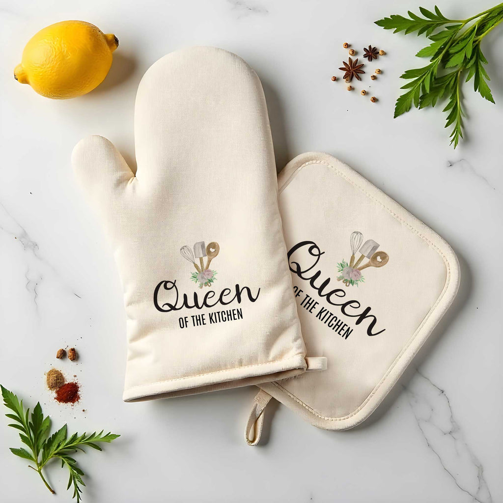 Queen Of The Kitchen - Oven Mitt & Pot Holder - GOTShirts