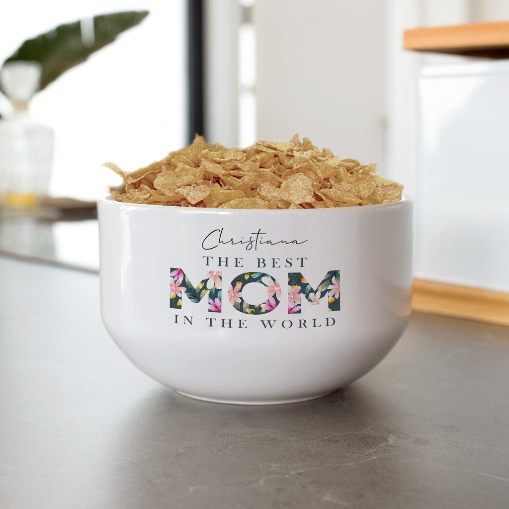 The Best Mom In The World - Ceramic Bowl - GOTShirts