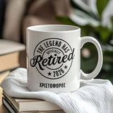 The Legend Has Officially Retired - Ceramic Mug 330ml - GOTShirts