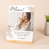 Mom, You Are My World - Bamboo Stand Frame - GOTShirts