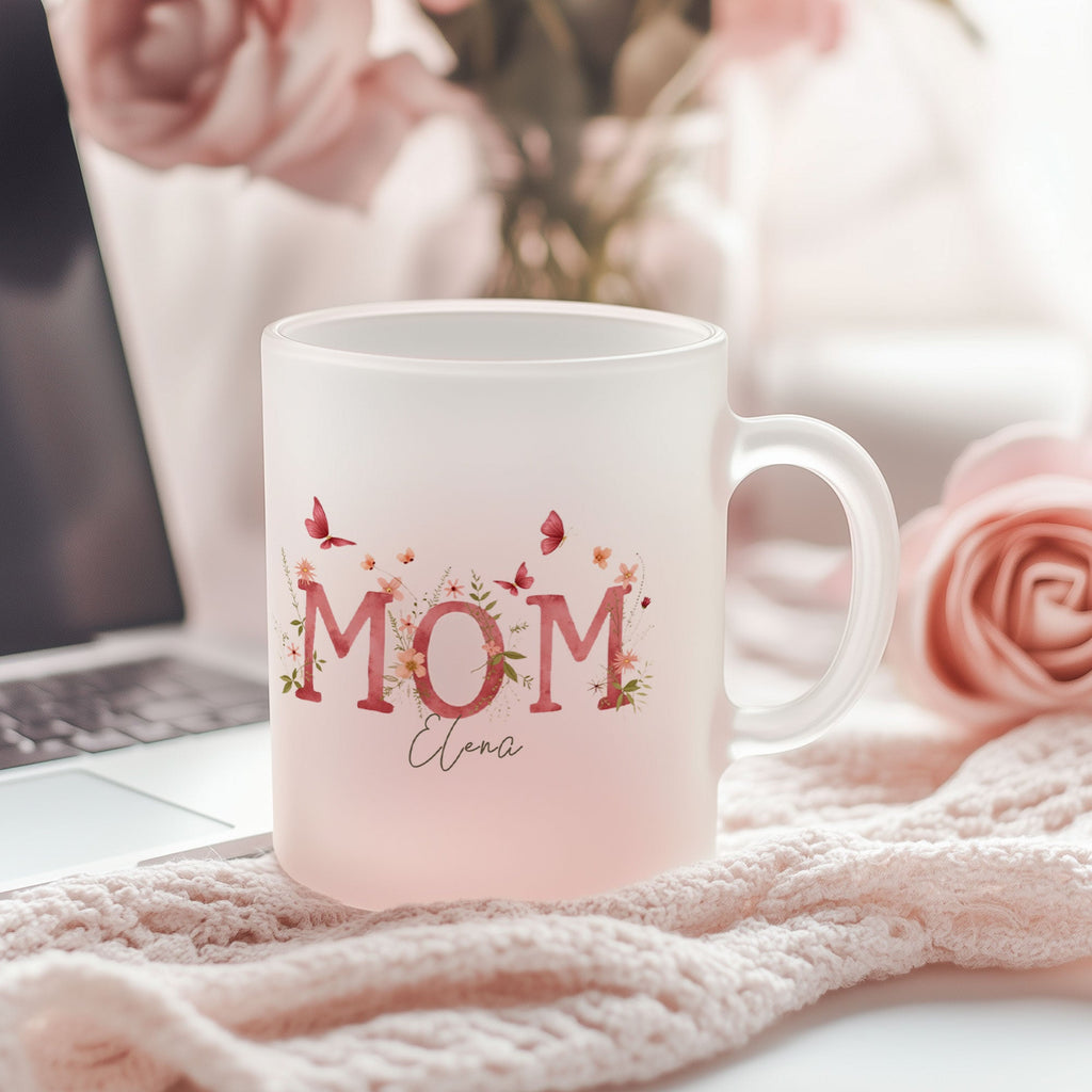 MOM - Frosted Glass Mug - GOTShirts