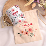We Love You Mom - Gold Handle Mug & Linen Pouch Set - GOTShirts
