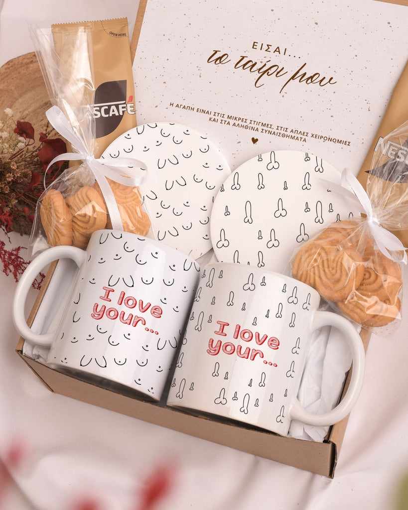 I Love Your - Ceramic Mug 11oz & Coaster Gift Box - GOTShirts