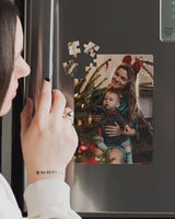 Merry Christmas Mom - Magnetic Puzzle & Wine Mug Gift Box - GOTShirts