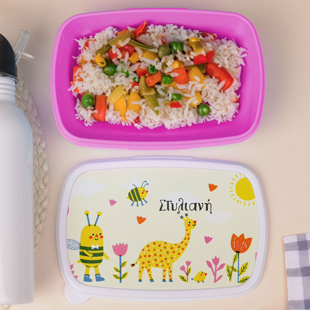 Cute Animals - Plastic Lunch Box - GOTShirts