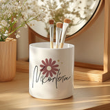 Dusty Pink Daisy - Makeup Brush Holder Gift Box - GOTShirts