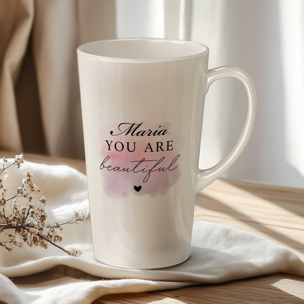 You Are Beautiful - Tall Latte Mug - GOTShirts