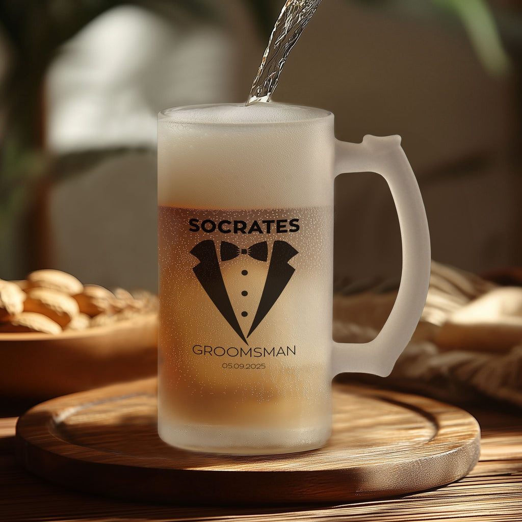 Groomsman Suit - Frosted Beer Glass - GOTShirts
