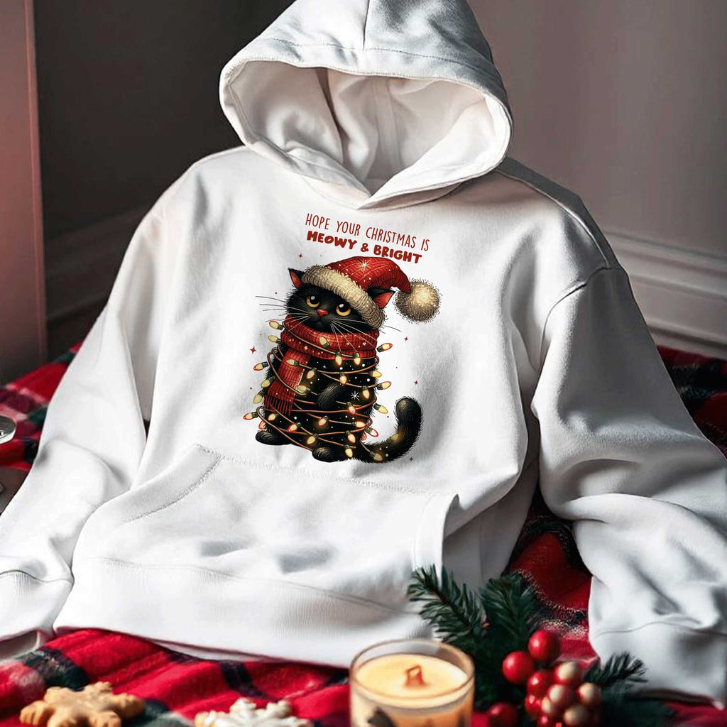 Meowy & Bright - Hoodie - GOTShirts